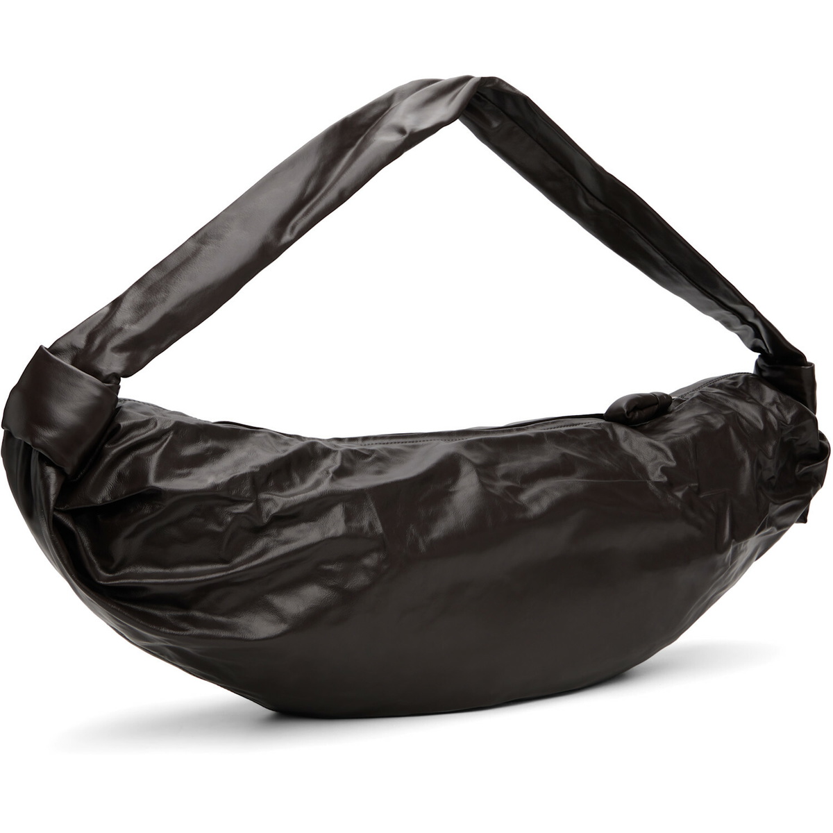 LEMAIRE Brown Large Soft Croissant Bag