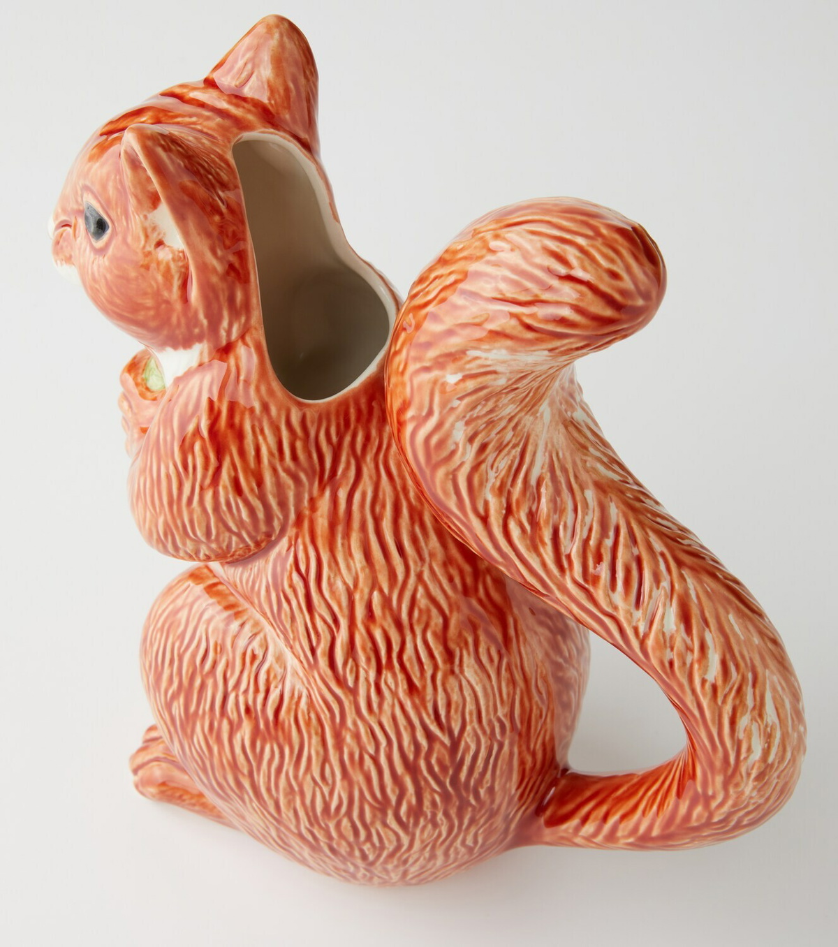 Bordallo Pinheiro Squirrel earthenware pitcher