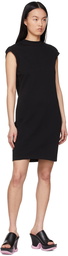 Victoria Beckham Black Cocoon Short Dress