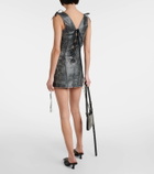 KNWLS Nihil leather minidress
