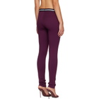 Off-White Purple Ly College Sport Leggings