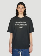 Acne Studios - Logo Print T-Shirt in Black