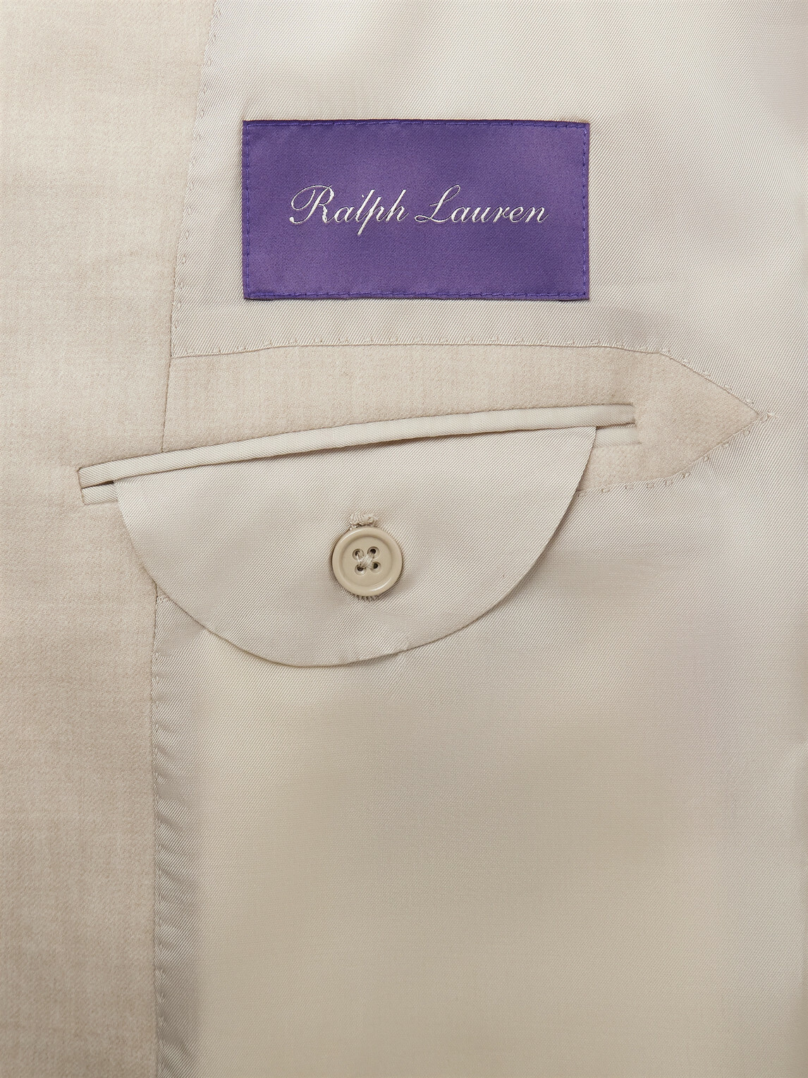 Ralph Lauren Purple label - Double-Breasted Wool-Flannel Blazer - Neutrals