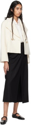 BOSS Off-White Wool Coat