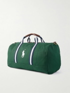 Polo Ralph Lauren - Wimbledon Leather-Trimmed Logo-Detailed Canvas Duffle Bag