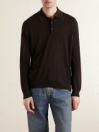 Purdey - Wool Polo Shirt - Brown