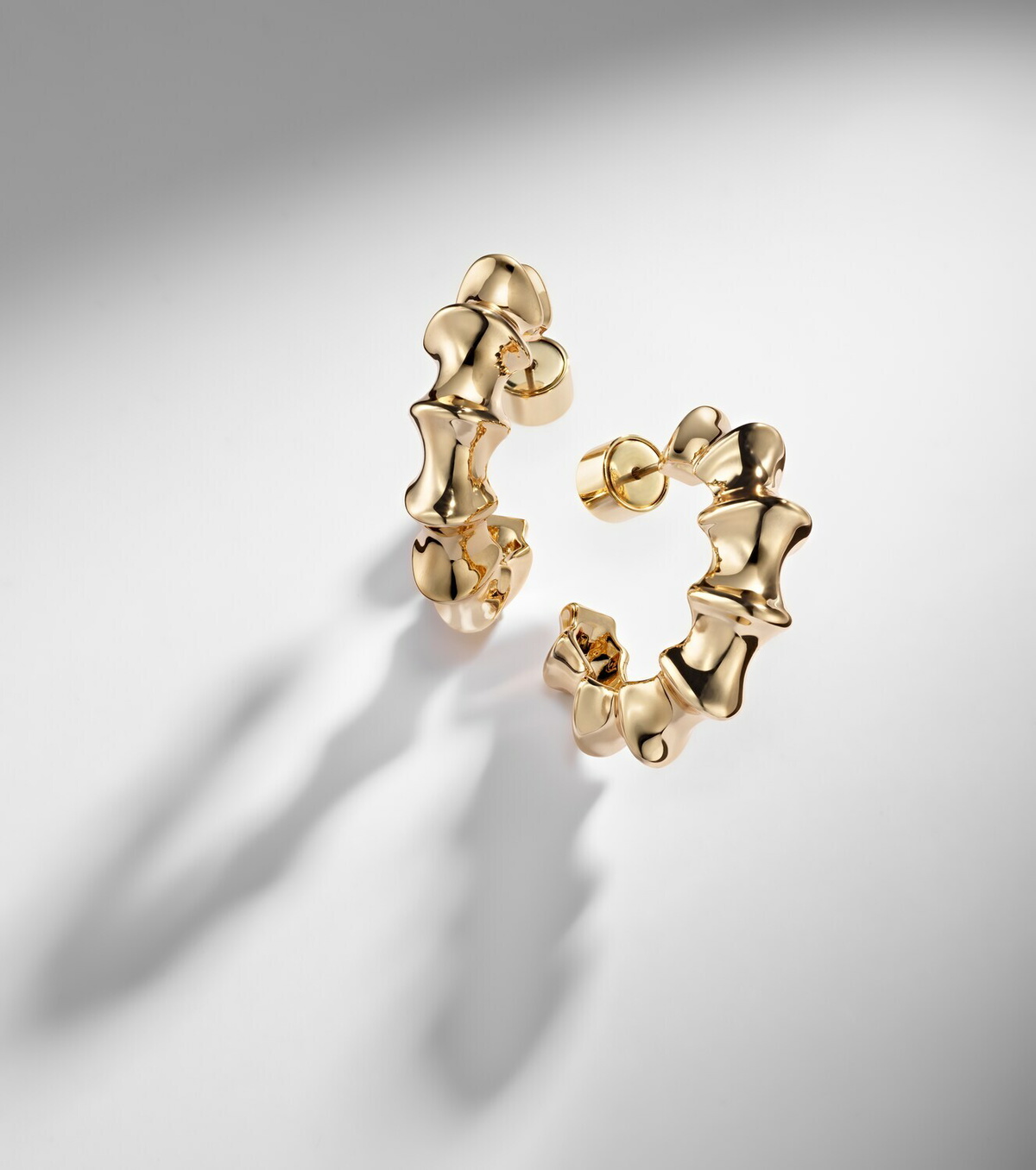Jennifer Fisher Murphy Mini gold-plated hoop earrings