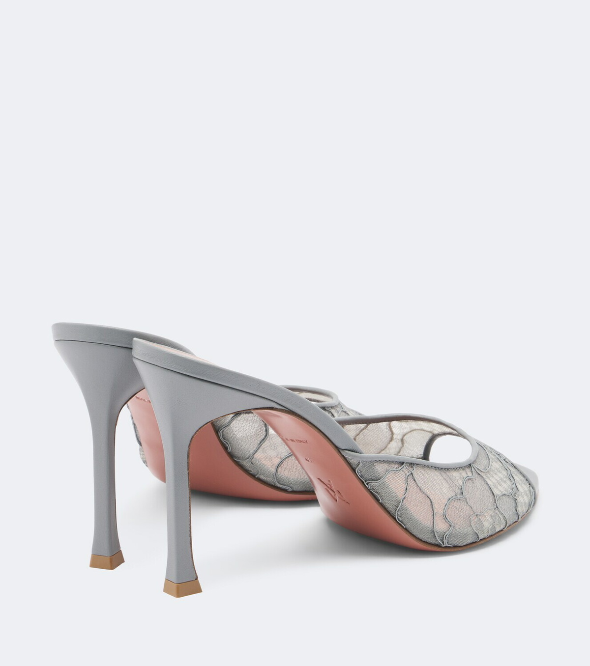 Amina Muaddi Alexa lace mules