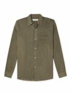 Our Legacy - Initial Silk-Crepon Shirt - Green