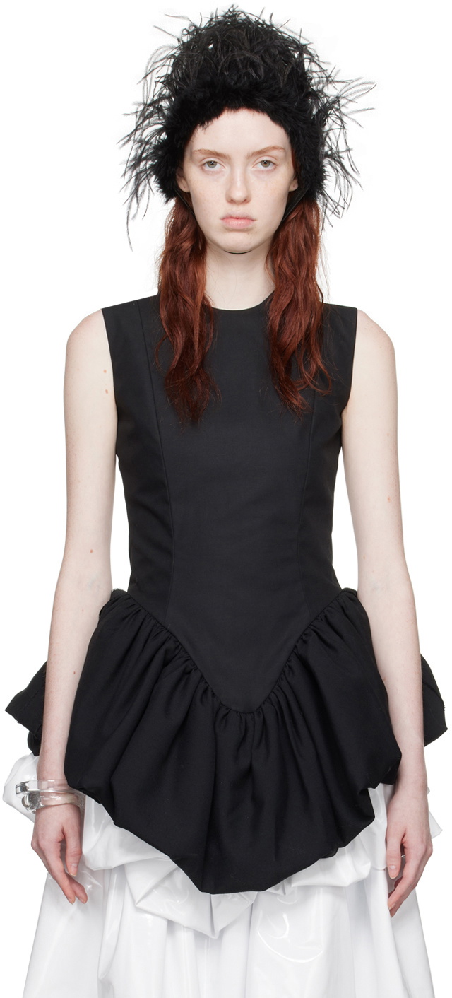 【関税込み】Nicklas Skovgaard ブラック Joanna ボンネット Nicklas Skovgaard - New York Style Guide Events