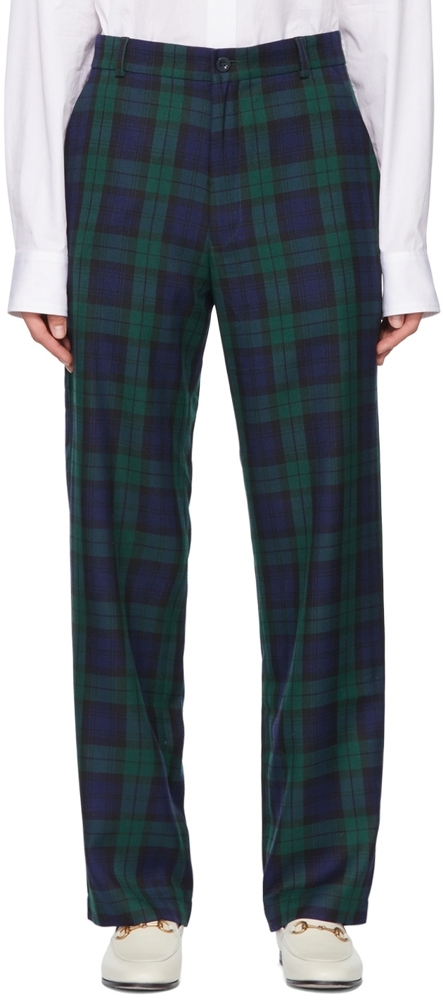Manors Golf Green Polyester Trousers