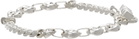 WWW.WILLSHOTT Silver Split Chain Bracelet