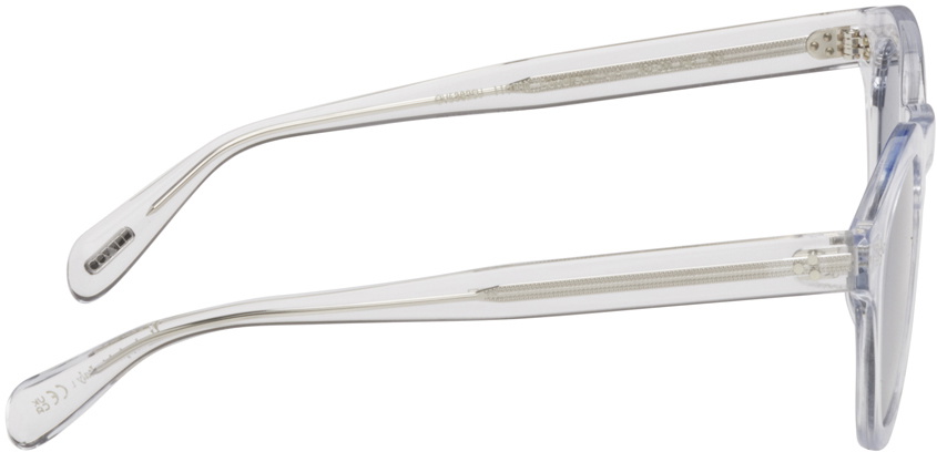 OLIVER PEOPLES Boudreau LA サングラス クリアブルー Oliver Peoples Boudreau L.A Sunglasses Transparent at