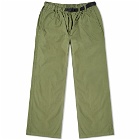Dancer Men's Belted Simple Pant in Faded Green