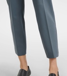 Max Mara Pegno jersey cropped pants