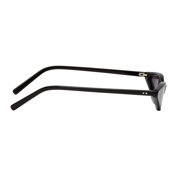 George Keburia Black Micro Cat-Eye Sunglasses