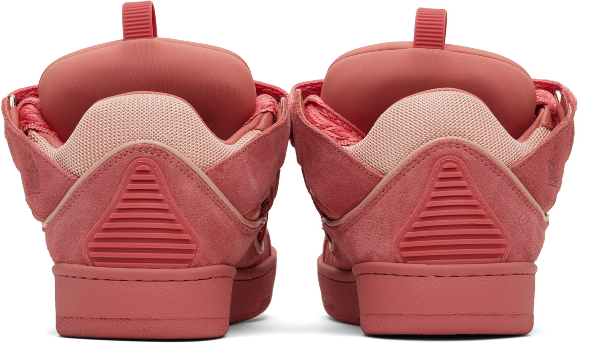 【関税込み】Lanvin ピンク Curb レザースニーカー Lanvin Pink Curb Leather Sneakers – ICETIME LUXE