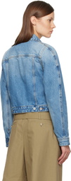 JACQUEMUS Blue 'The Ovalo de-Nîmes' Denim Jacket