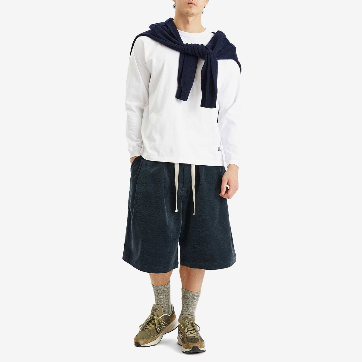 Merely Made Men's Cord Shorts in Navy