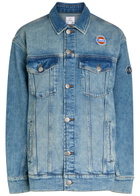 AN-Y1 Star Logo-embroidered Stretch-denim Jacket - One Size