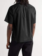 FRAME - Camp-Collar Cotton-Blend Twill Shirt - Black