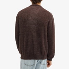 thisisneverthat Men's Knit Polo Shirt in Brown