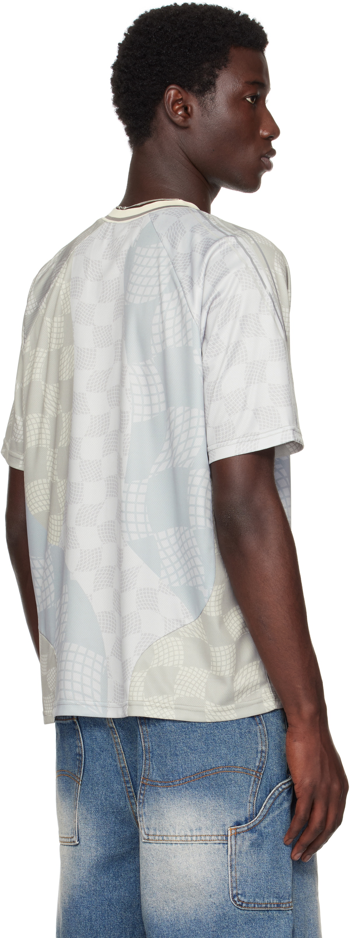 Dime Off-White & Gray Checkered Home Jersey Dime