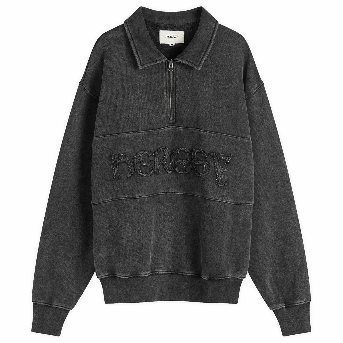Heresy Men's Pintsmen Quarter Zip Sweat in Ash