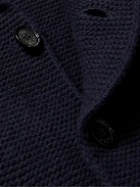 Altea - Shawl-Collar Virgin Wool Cardigan - Blue