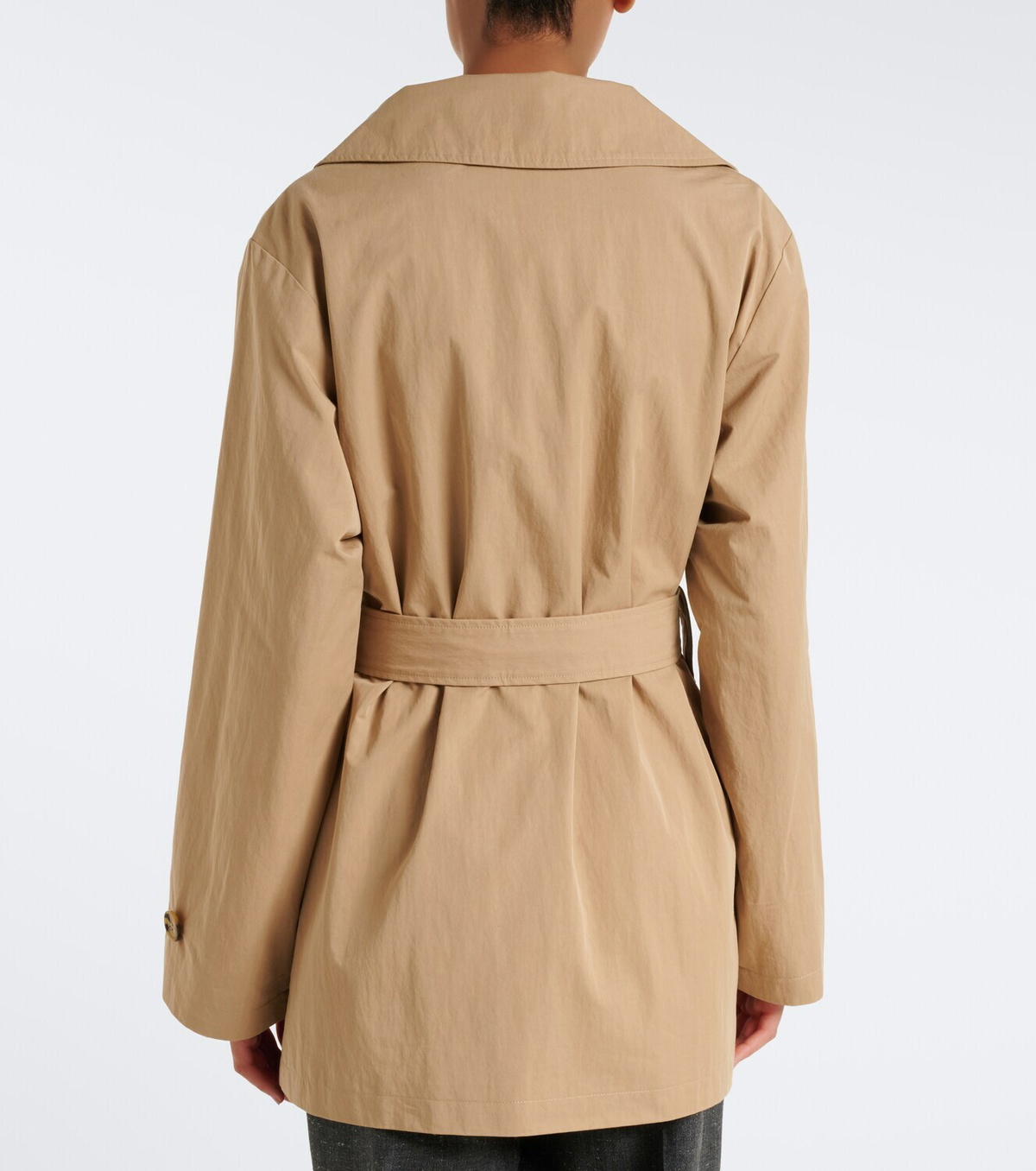 Varley Celina belted cotton-blend jacket