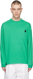 Izzue Green Crewneck Long Sleeve T-Shirt