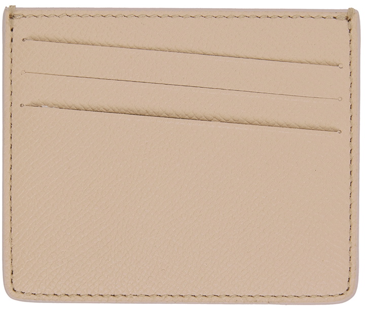 Photo: Maison Margiela Beige Leather Card Holder