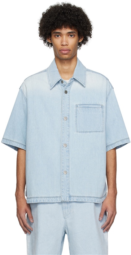 Photo: Solid Homme Blue Hardware Denim Shirt