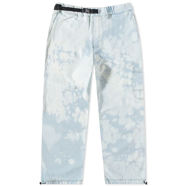 Photo: Good Morning Tapes Men's Bleached Workers Pant in Denim