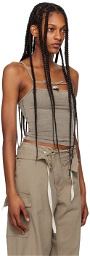 Ottolinger Taupe Charmed Tank Top