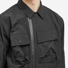 Maharishi Men's Veg Dyed Tech Cargo Over Shirt in Black