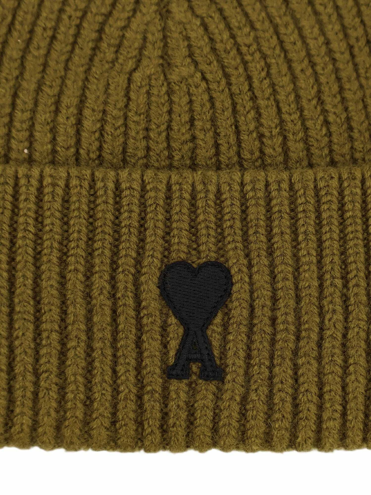 Ami Alexandre Mattiussi Beanie Wool Hat AMI Alexandre Mattiussi
