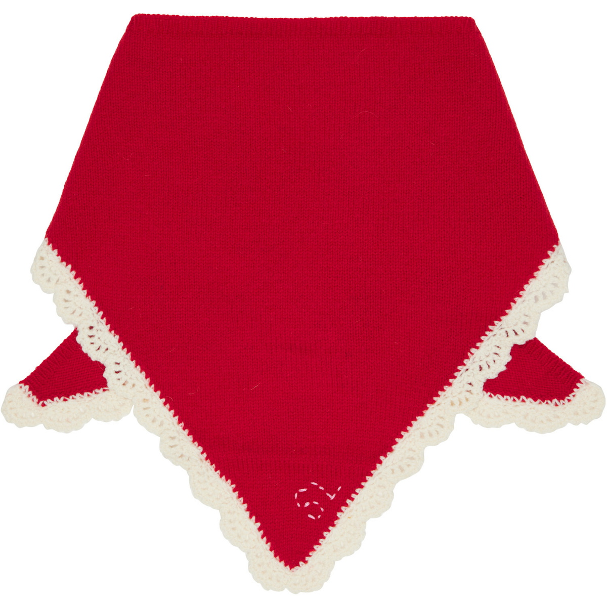 Sandy Liang Red Peck Bonnet