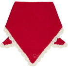 Sandy Liang Red Peck Bonnet