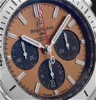 Breitling - Chronomat B01 Automatic Chronograph 42mm Stainless Steel Watch, Ref. No. AB0134101K1A1 - Silver