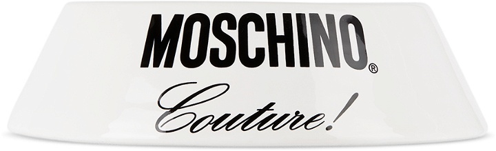 Photo: Moschino White Dog Bowl