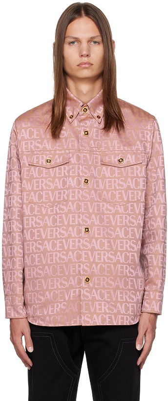 Photo: Versace Pink Allover Shirt
