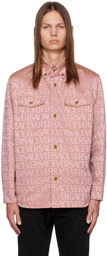 Versace Pink Allover Shirt