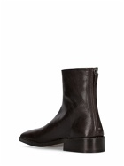 LEMAIRE - Leather Zip Ankle Boots