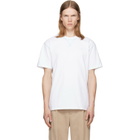 Givenchy White Contour Seam Contrasted Stitch T-shirt