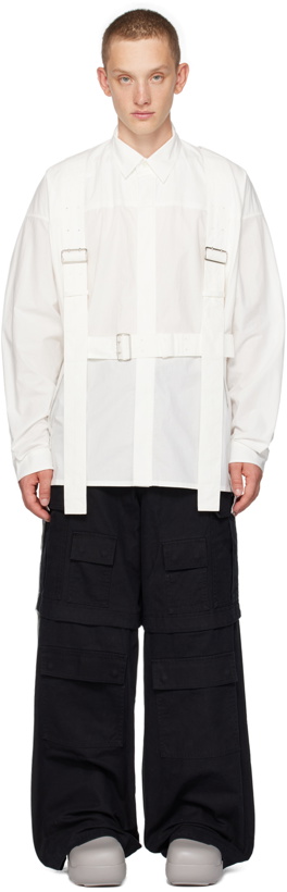 Photo: AMBUSH White Harness Shirt