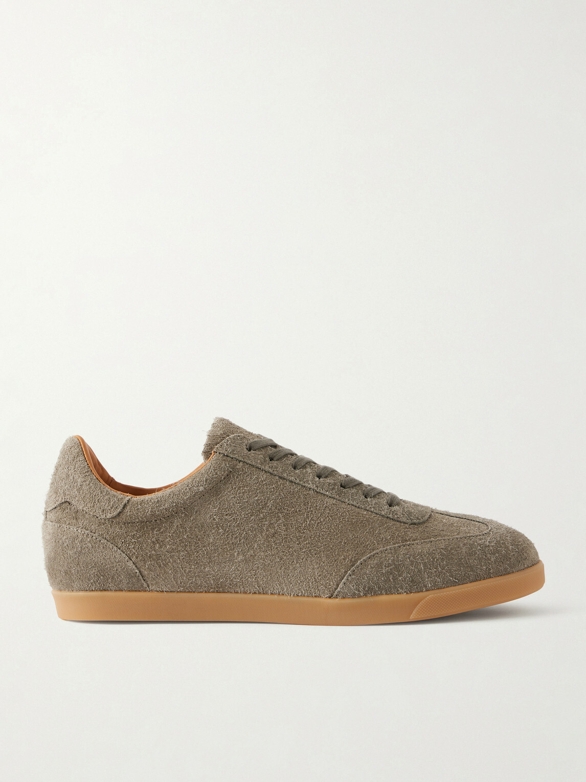 Mr P. - Suede Low Top Sneakers - Brown
