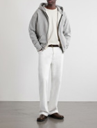 Les Tien - Cotton-Jersey Zip-Up Hoodie - Gray