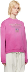 GUESS USA Pink Distressed Sweatshirt