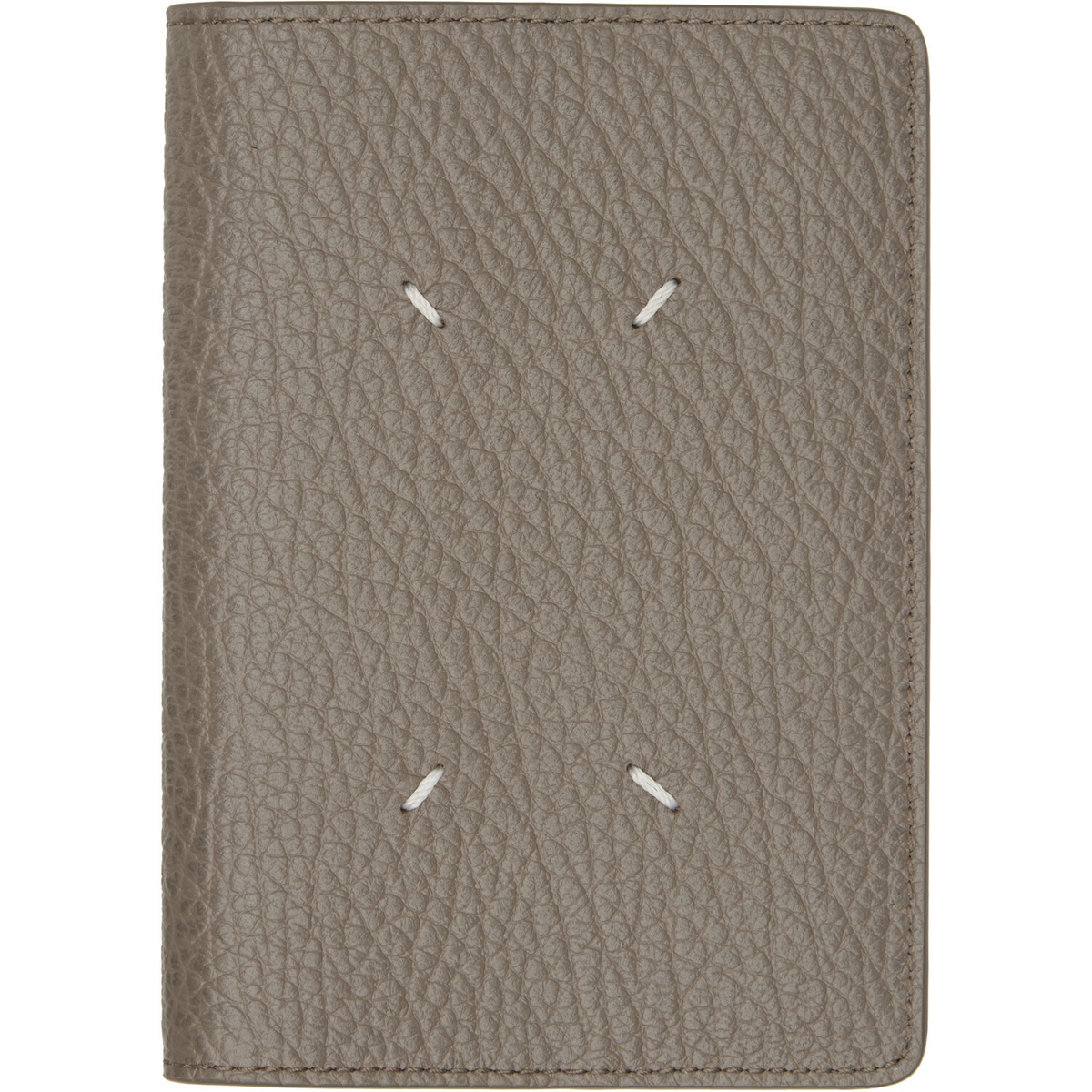 Maison Margiela Taupe Four Stitches Passport Holder